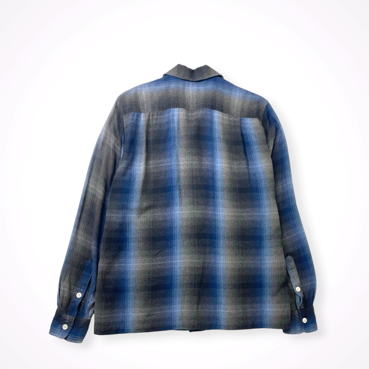 WACKO MARIA / レーヨンオンブレチェックシャツ SIZE:M