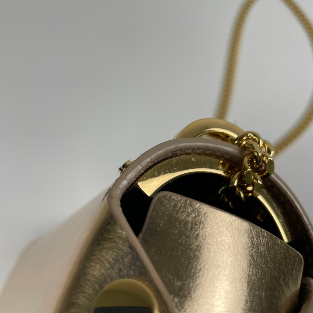 JIMMY CHOO ジミーチュウ / LOCKETT PETITE チェーンショルダーバッグ ギャランティー付 参考定価：200,000程度