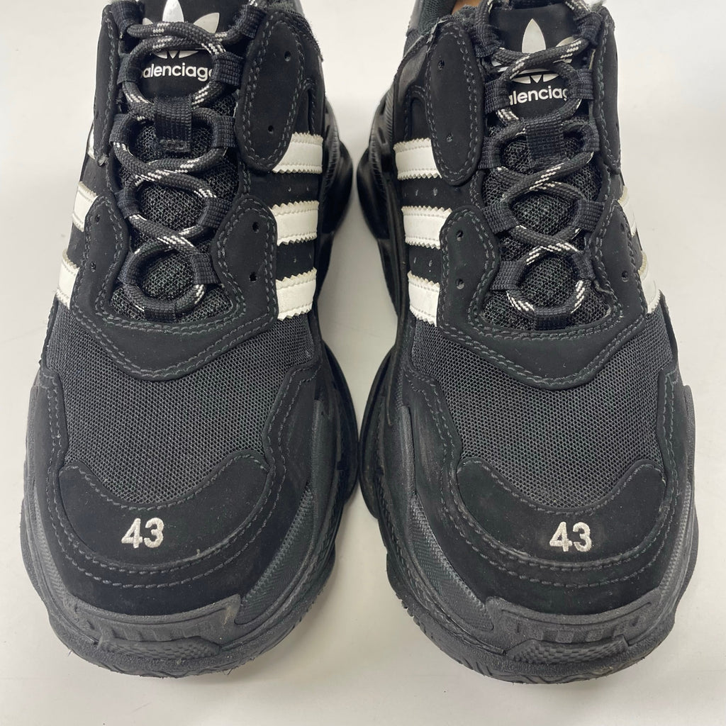 adidas × BALENCIAGA / コラボ TRIPLE S TRAINERS ブラック SIZE:28.5cm