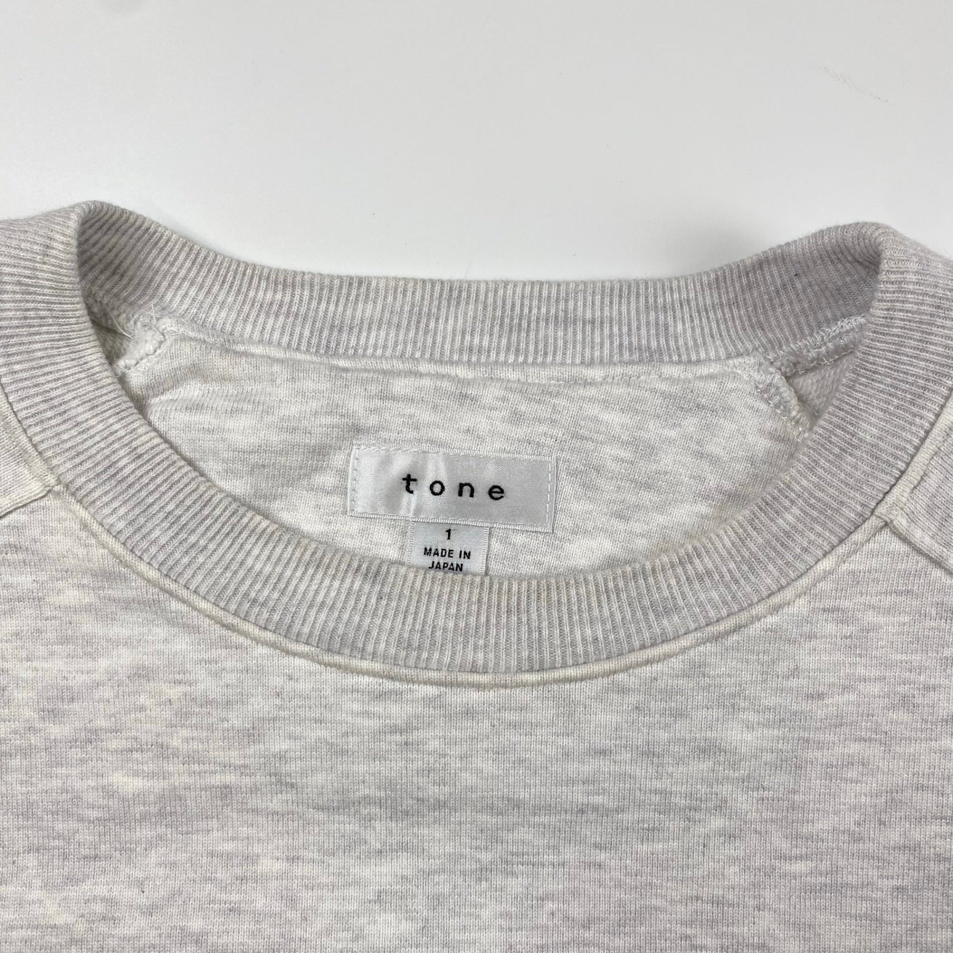 tone トーン / BASIC SWEAT SHIRT ベーシックスウェットシャツ TO-AW19-CLS01 SIZE:1