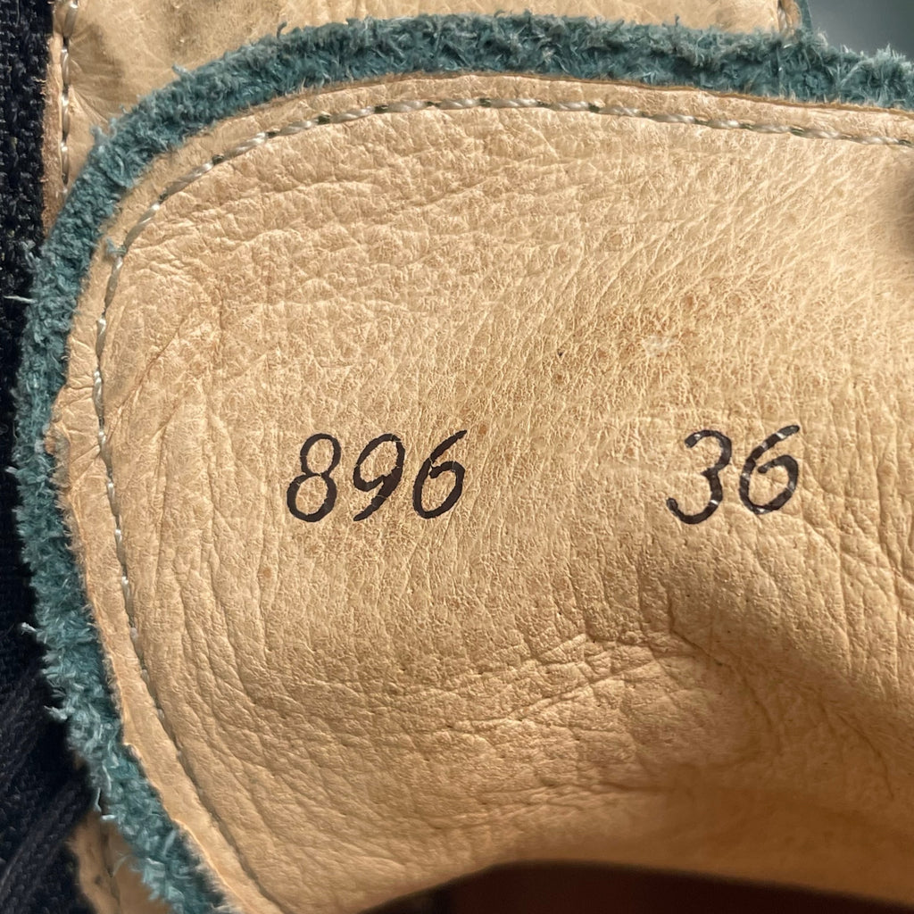 neosens ネオセンス / レザーショートブーツ グリーン 参考定価：30,000程度 SIZE：36