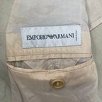 EMPORIO ARMANI エンポリオアルマーニ / ヴィンテージリネンジャケット イタリア製 SIZE:L程度