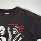 90s VINTAGE ONEITA オニータ / スカル ボーン ヴィンテージ Tシャツ SIZE:L