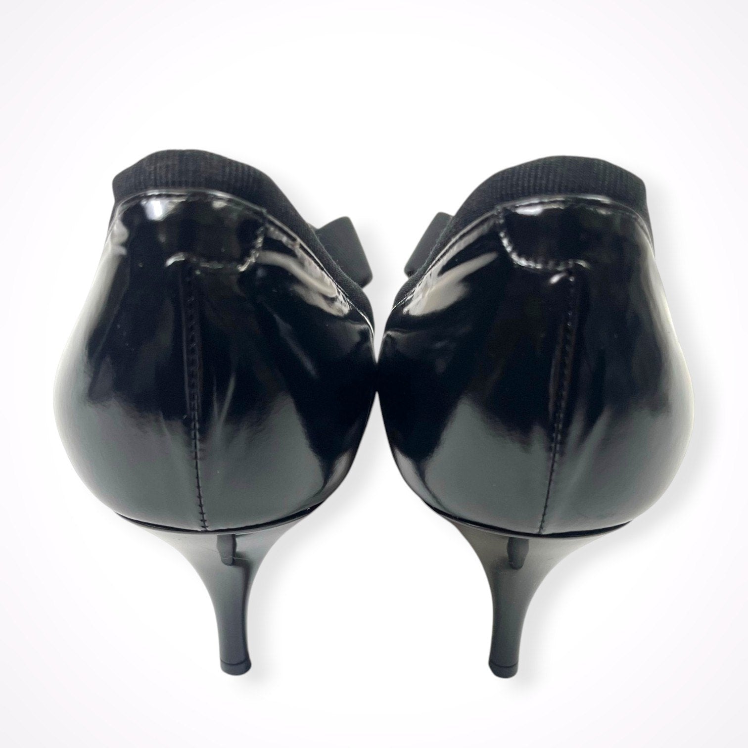 GIORGIO ARMANI / デザインヒールパンプス 参考定価：120,000程度 SIZE:37 1/2