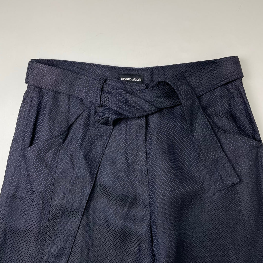 GIORGIO ARMANI / アーカイブリネンMIXスラックス BORGO21 参考定価：160,000程度 SIZE:40