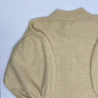 BAUM UND PFERDGARTEN バウムウンドヘルガーテン / アルパカMIXクロップドニット バルーンスリーブ BEAMS取扱い 参考定価：35,000程度 SIZE:L