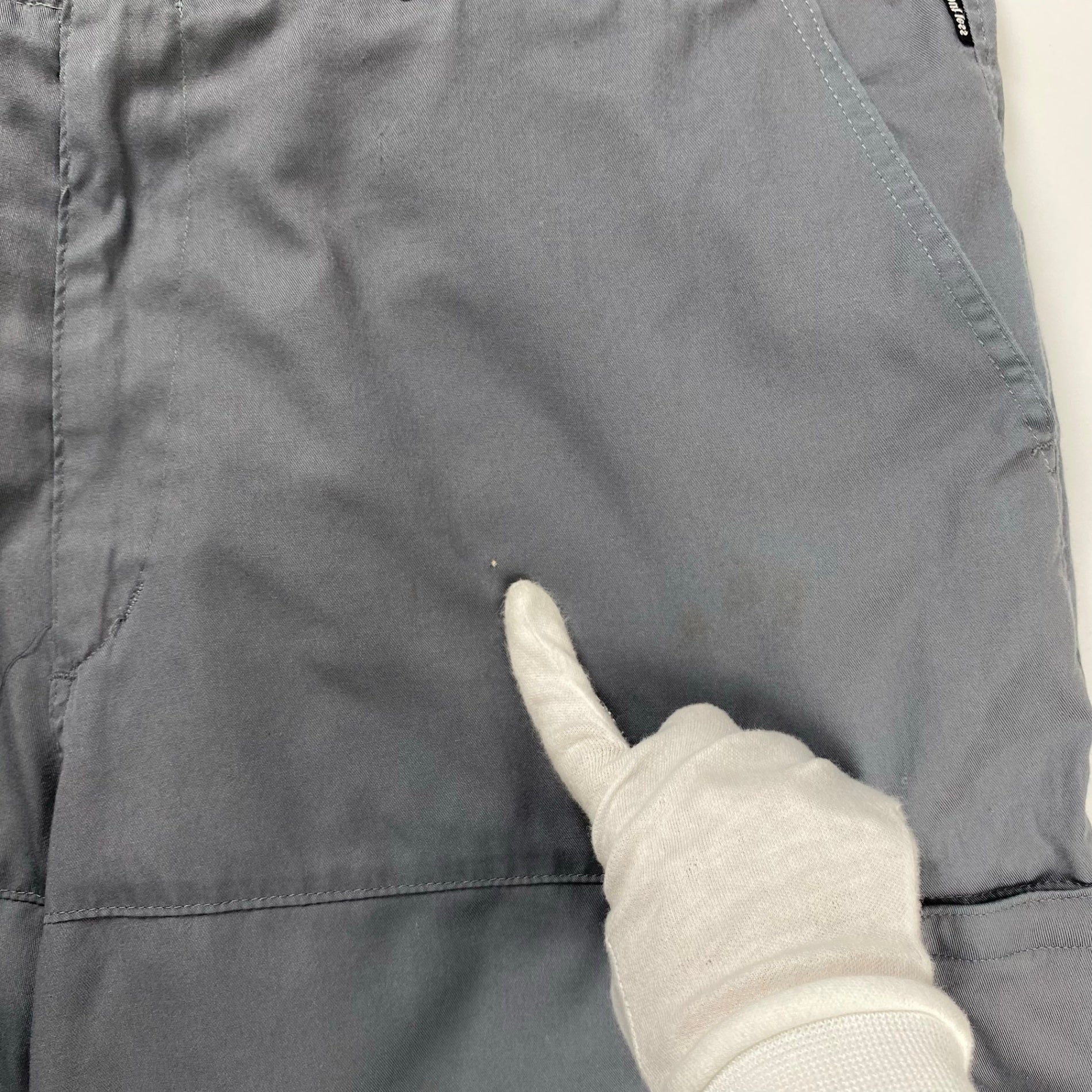 90s more about less モアアバウトレス / 90s アーカイブカーゴパンツ グレー ドローコード 旧FINESSE SIZE：L