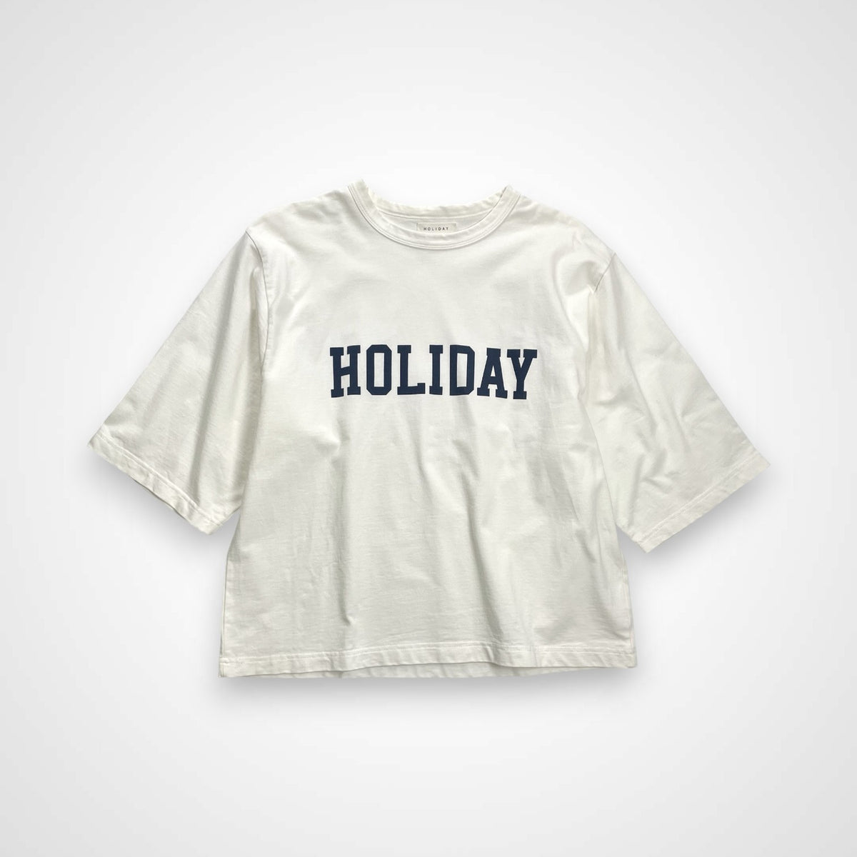 HOLIDAY ホリデイ / ヘビーオンス HOLIDAY TEE SIZE：FREE