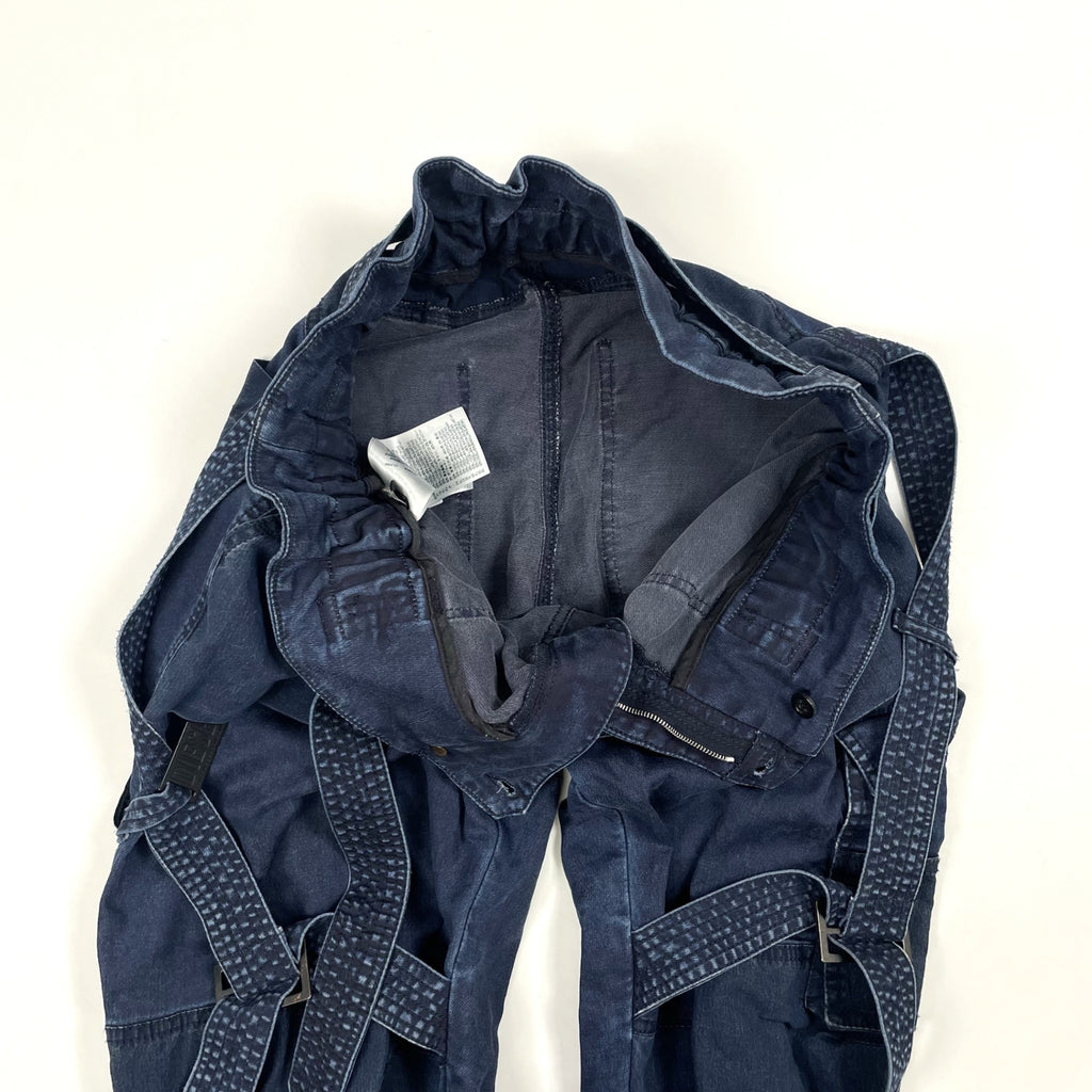 DIESEL / ボンテージカーゴパンツ 転写デニム インディゴ SIZE:29