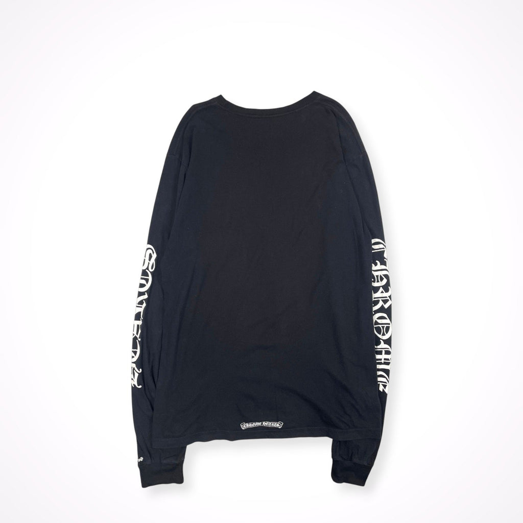 CHROME HEARTS / NECK LOGO ロングスリーブTシャツ 国内代理店付 SIZE:L