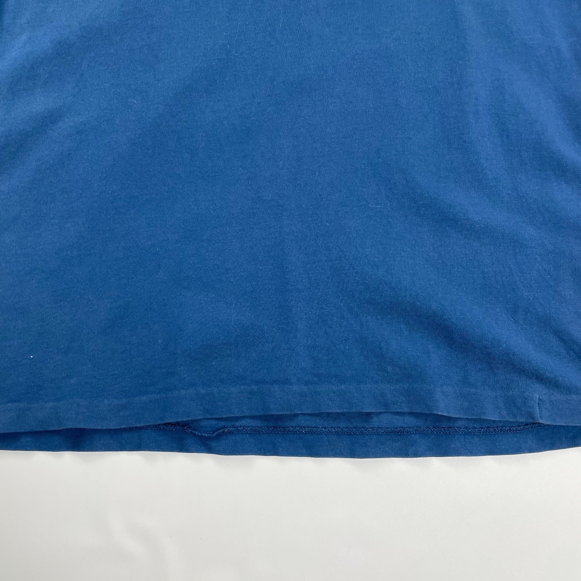 Maison Martin margiela メゾンマルタンマルジェラ / 15SS クルーネックTEE SLIM ブルー 参考定価：22,000程度 SIZE：46