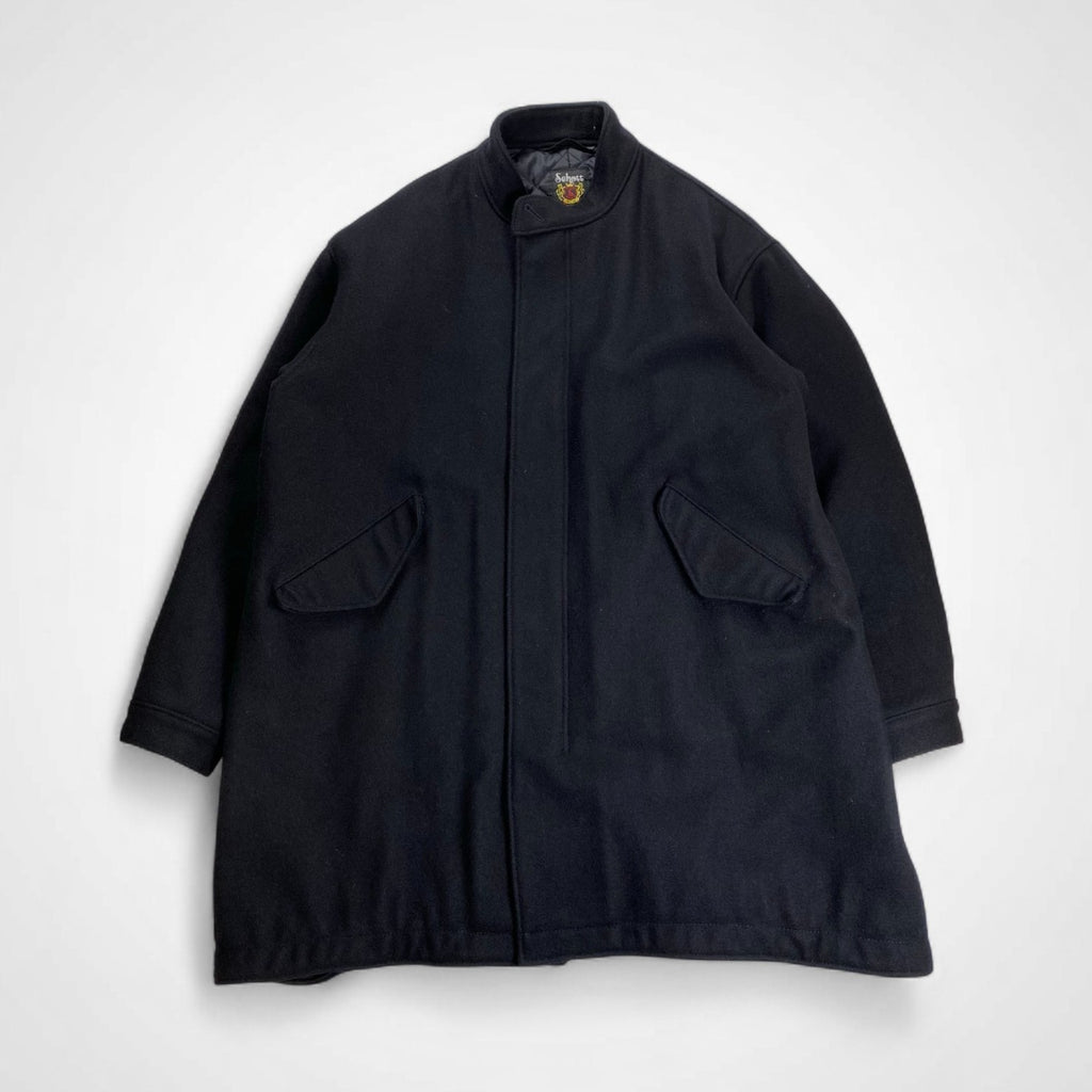 BEAMS ビームス / イージーフィットステンカラーコート 中綿 ブラック 参考定価：27,000+tax SIZE:M