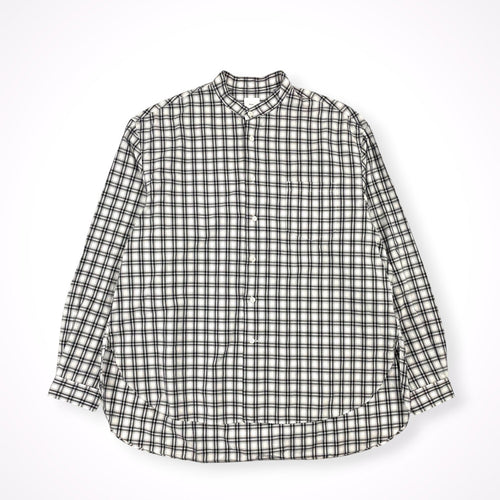 Name. / オーバーサイズノーカラーチェックシャツ 参考定価：30,000程度 SIZE:1