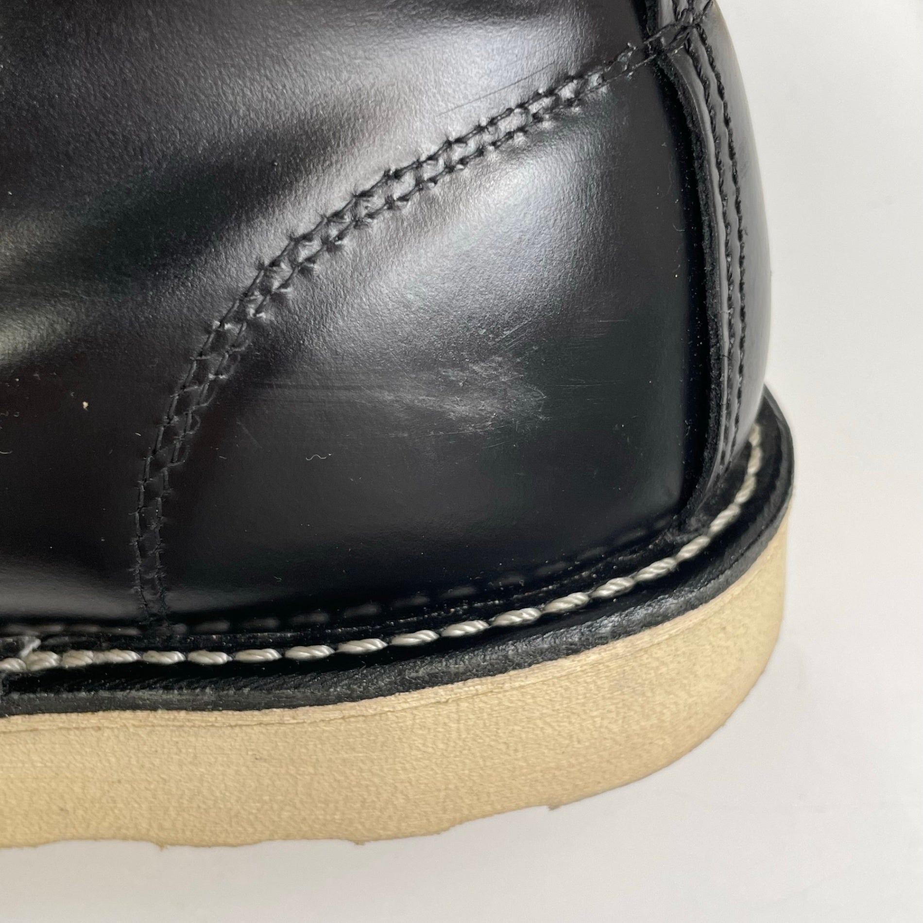 RED WING × FREAK'S STORE レッドウィング フリークスストア / 別注 6-inch Classic Moc ブラック「シャパラル」 8848 ガラスレザー USA製  美品 SIZE:26cm