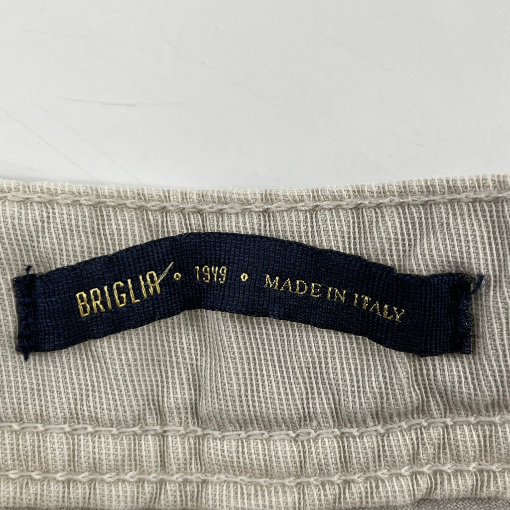 BRIGLIA 1949 / RIBOT-C コットンリネンMIXパンツ SIZE:W90