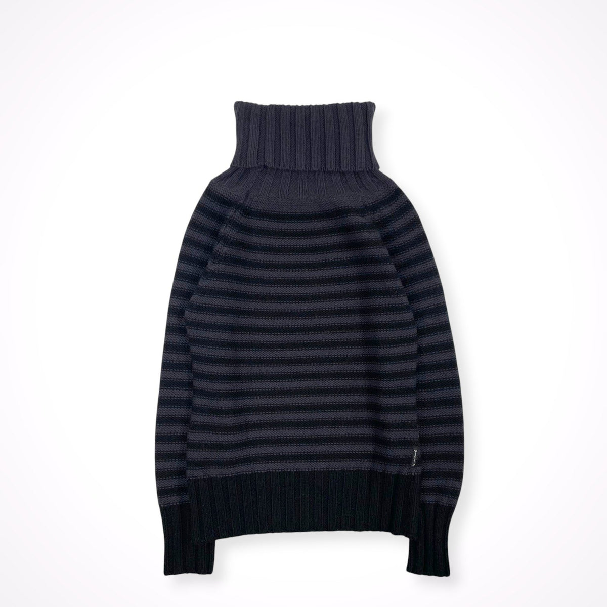 ARMANI JEANS / ボーダータートルネックニット 参考定価：50,000程度 SIZE:M