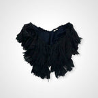 MES DEMOISELLE LES PARIS メドモアゼル / ガーゼフロントリボンブラウス 参考定価：30,000程度 SIZE:36