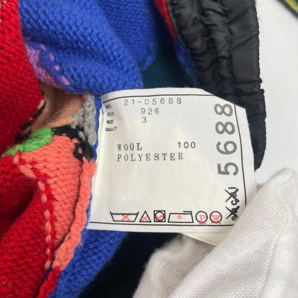 sacai × KAWS サカイ カウズ / Jacquard Knit Pullover タートルネックニット 参考定価：90,000+tax SIZE:3