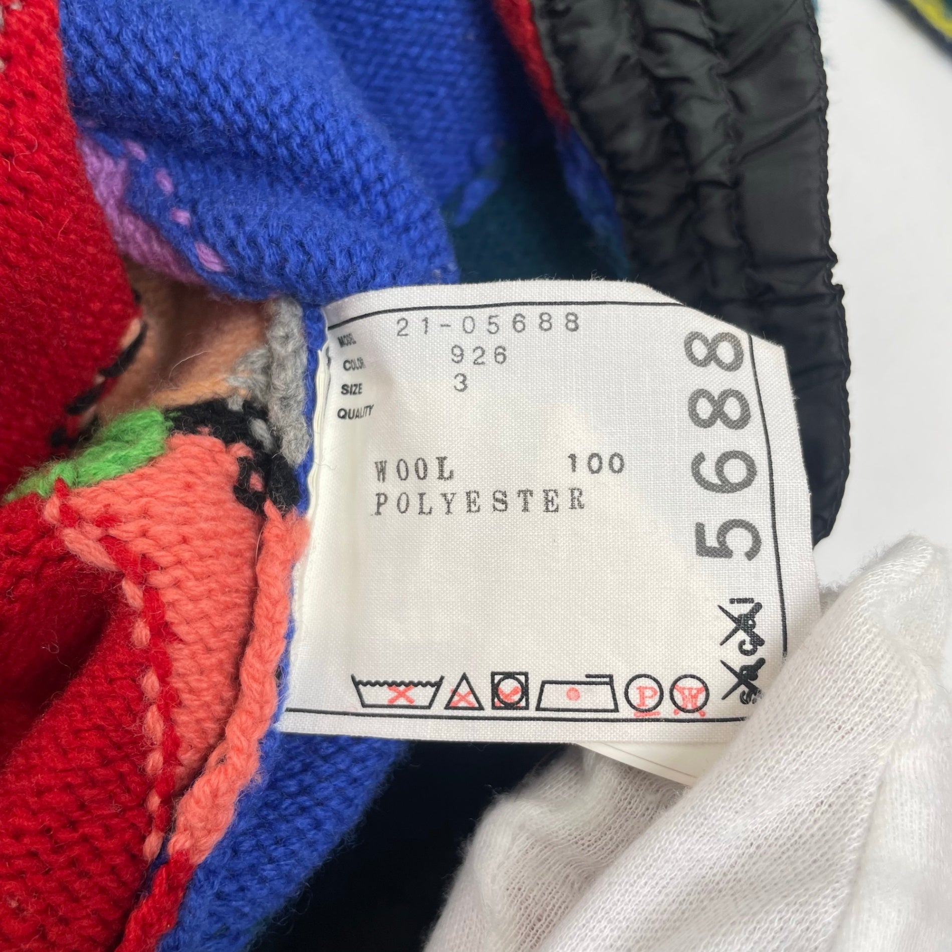 sacai × KAWS サカイ カウズ / Jacquard Knit Pullover タートルネックニット 参考定価：90,000+tax SIZE:3