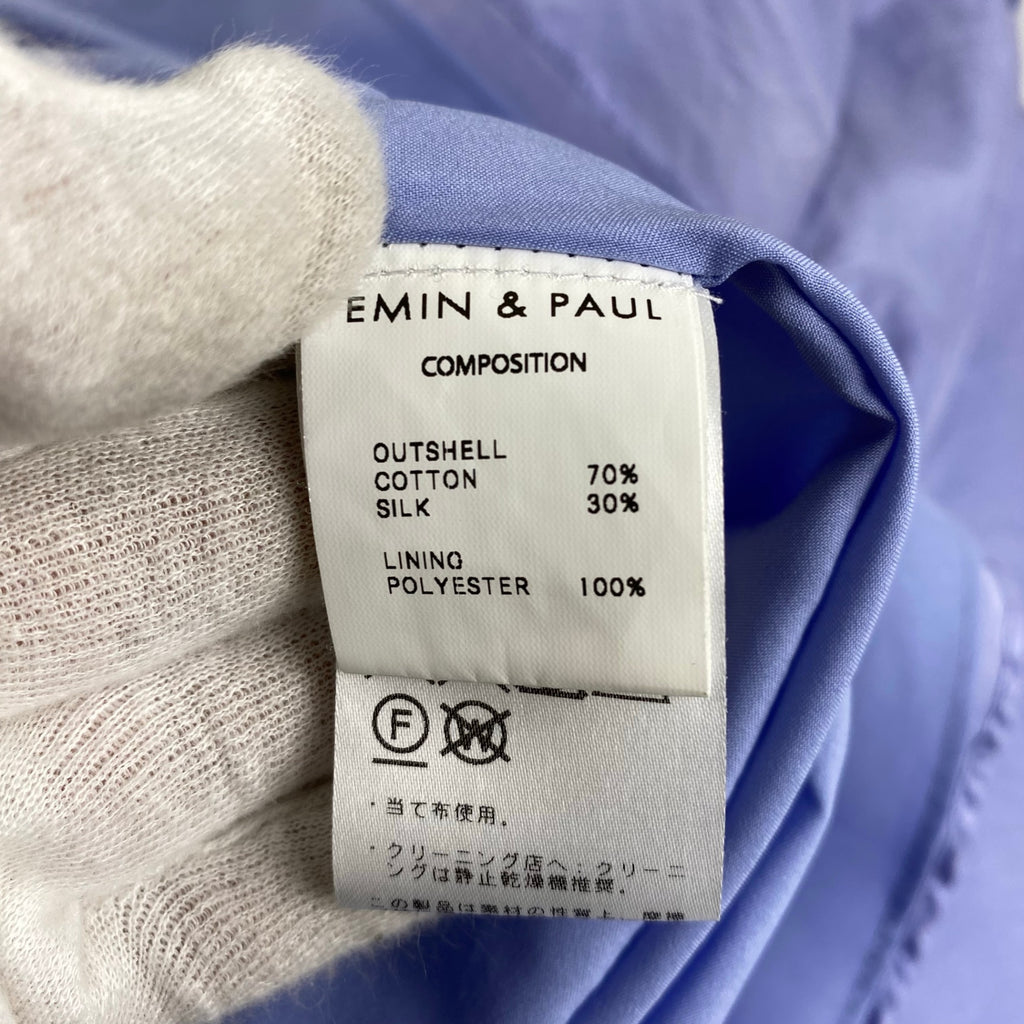 EMIN＆PAUL エミンアンドポール / コットン×シルク キャミソールワンピース ロンドン発 IENA取り扱い 参考定価：22,000+tax SIZE：S