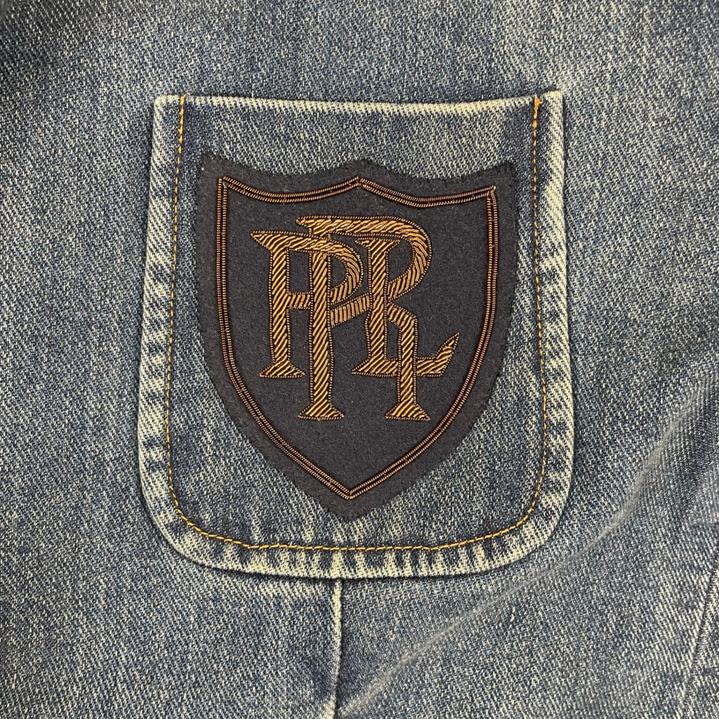 POLO RALPH LAUREN / ダブルブレストデニムブレザー 参考定価：60,000程度 SIZE:4