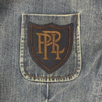 POLO RALPH LAUREN / ダブルブレストデニムブレザー 参考定価：60,000程度 SIZE:4