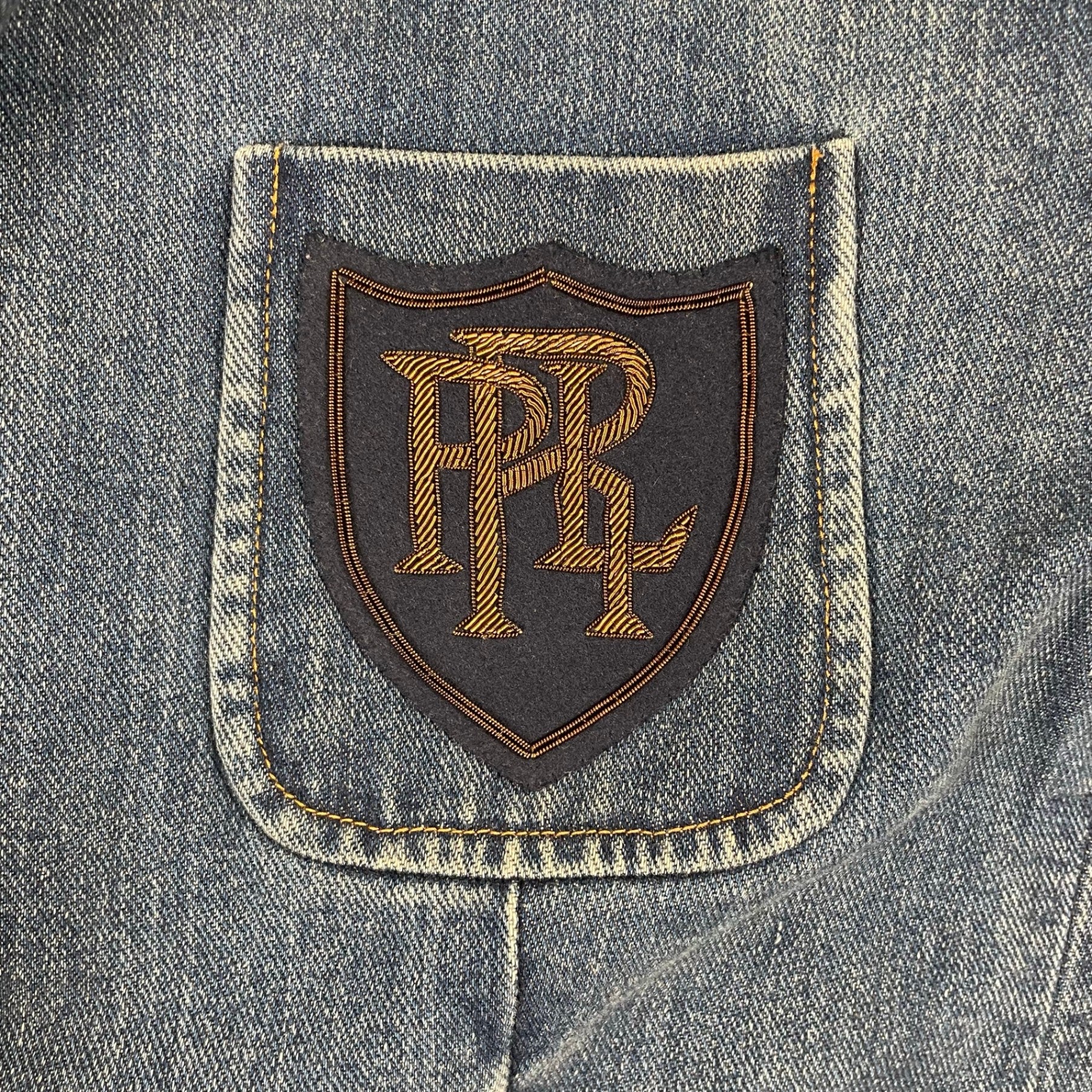POLO RALPH LAUREN / ダブルブレストデニムブレザー 参考定価：60,000程度 SIZE:4