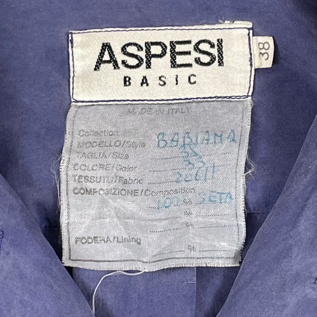 EURO VINTAGE / ユーロヴィンテージシルクシャツ SIZE:38