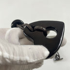GIORGIO ARMANI / レザーMIXホーンハートネックレス 参考定価：130,000程度
