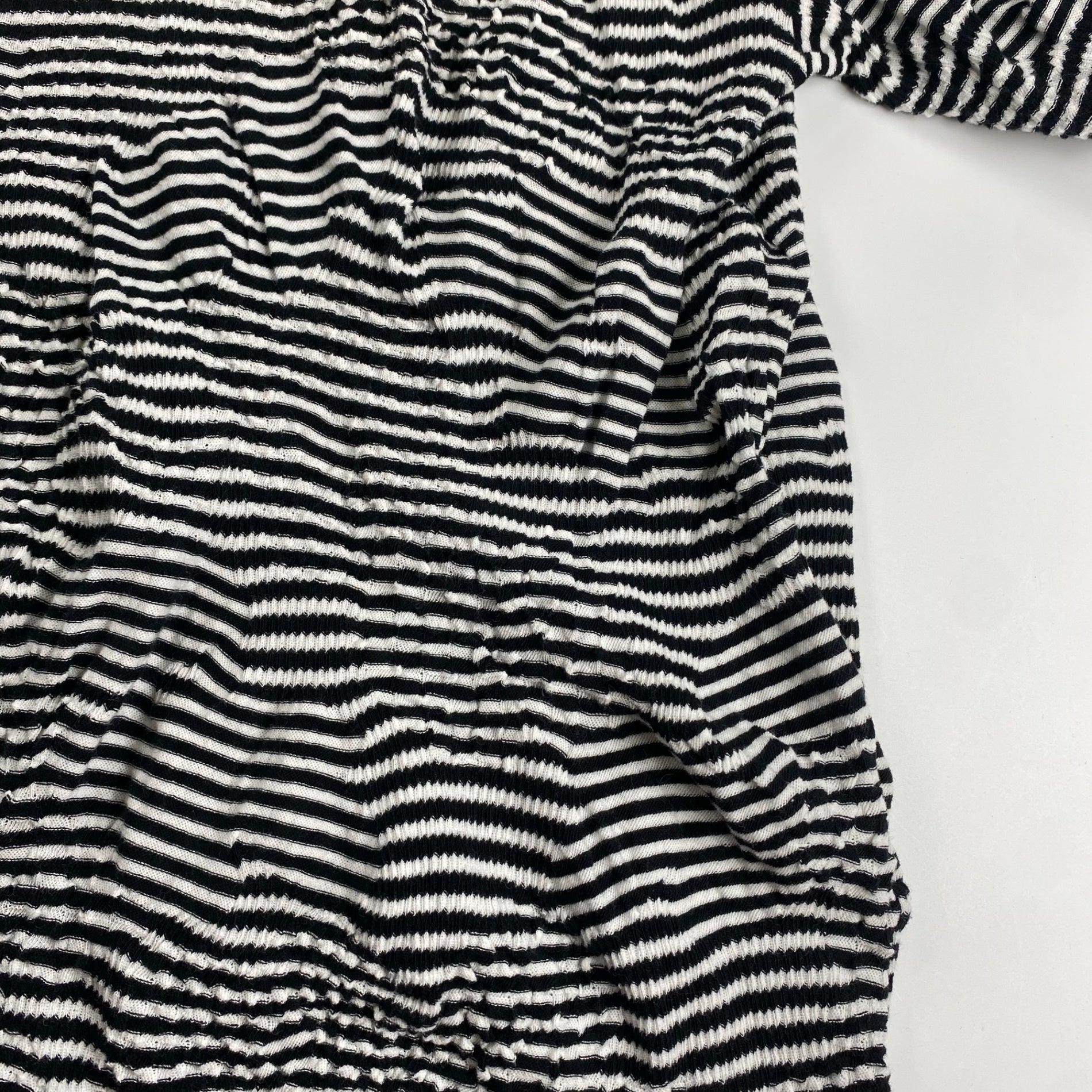 MAISON SPECIAL メゾンスペシャル / Links Jacquard Border Oversized Crew Neck T-shirt ボーダー Tシャツ SIZE：2(L程度)