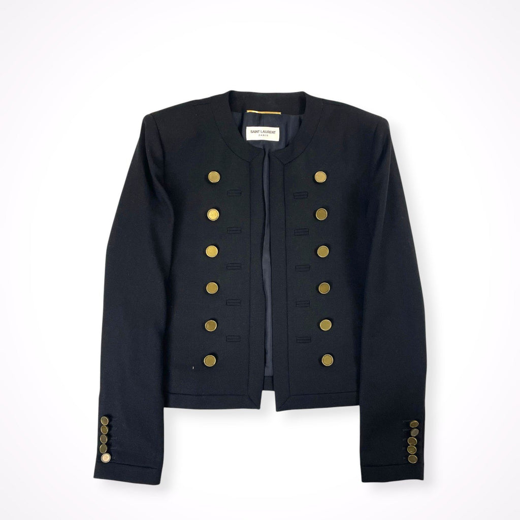 SAINT LAURENT PARIS / エディ期 ナポレオンジャケット 13SS ルック19 SIZE:EU38(M程度)