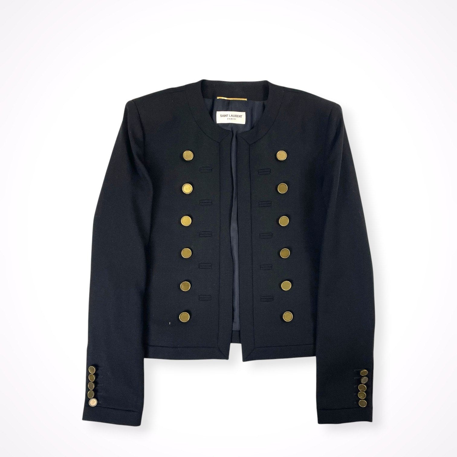 SAINT LAURENT PARIS / エディ期 ナポレオンジャケット 13SS ルック19 SIZE:EU38(M程度)