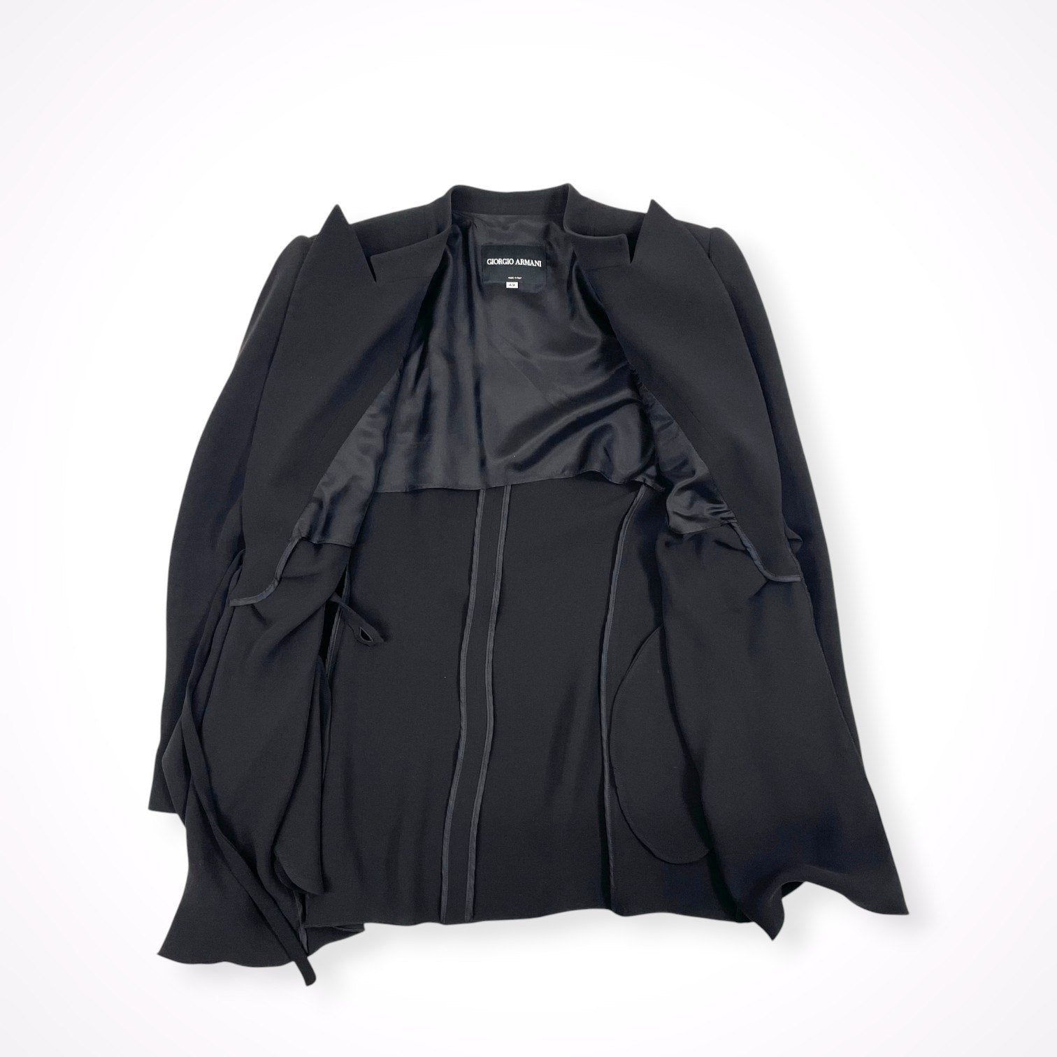 GIORGIO ARMANI / シルクデザインテーラード BORGO21製 参考定価