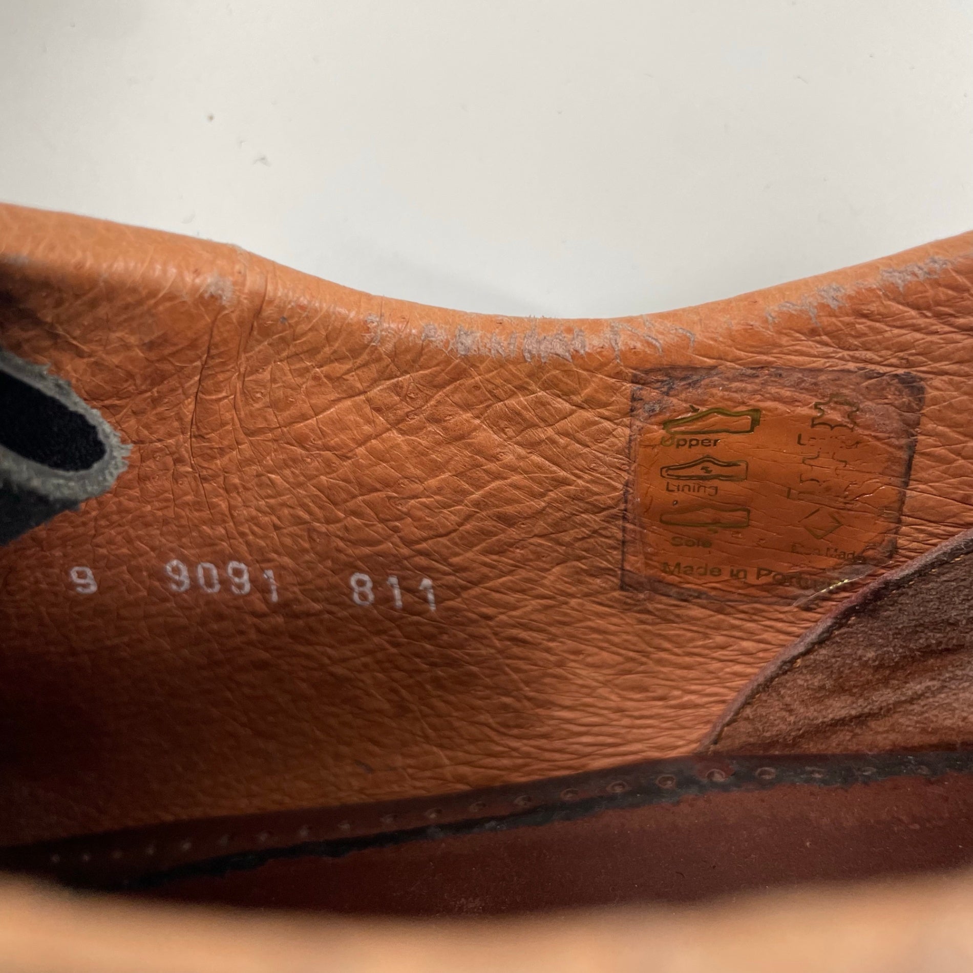 Padmore＆Barnes パドモア＆バーンズ / P500クレープソールレザーシューズ 参考定価：27,000程度 SIZE：9