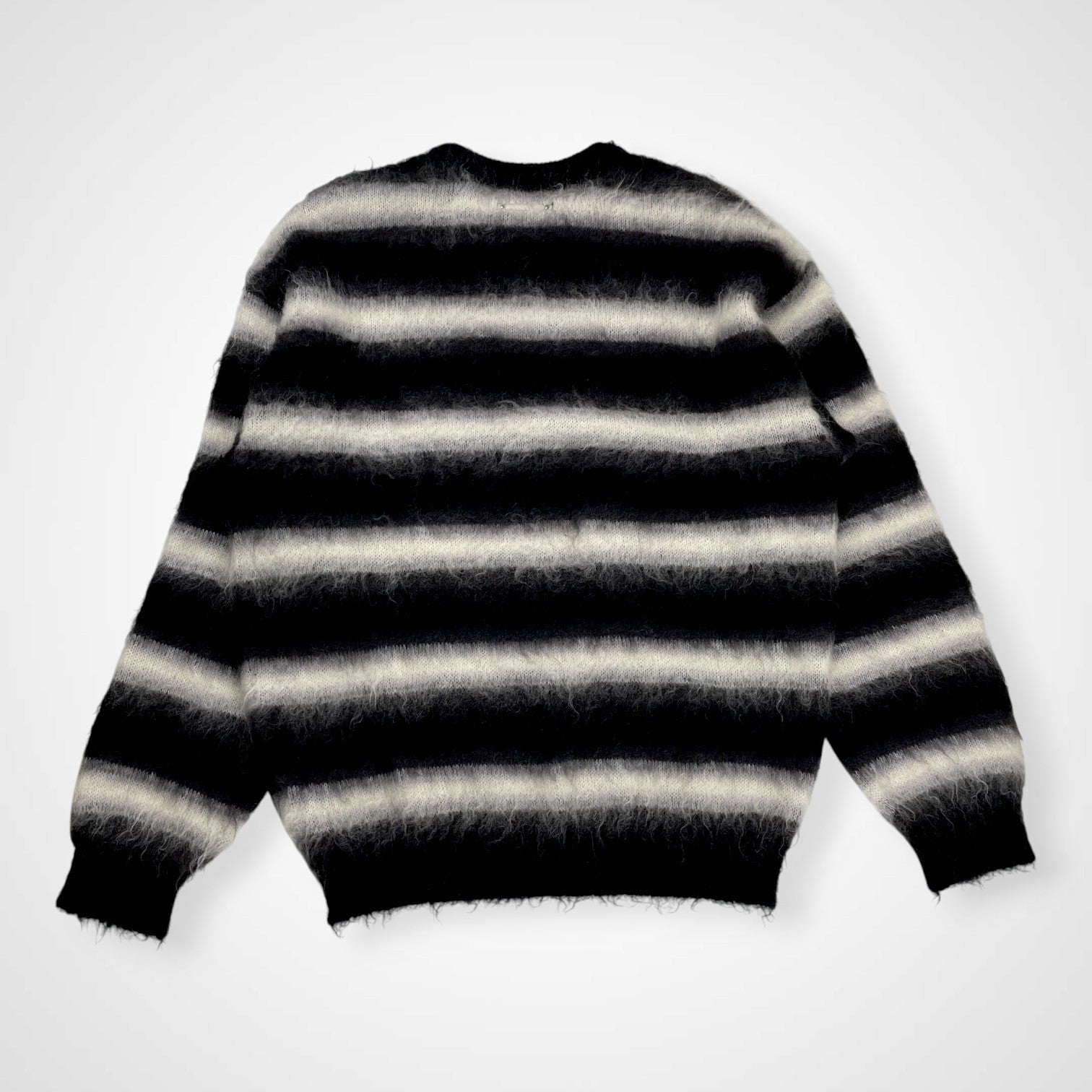 MINEDENIM マインデニム / Blurry Border Mohair Knit Pullover モヘヤMIX 参考定価：48,000+tax SIZE:2