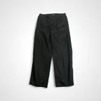 Edition エディション / MERCERIZE COTTON ミリタリーチノ ギャバジン ブラック 参考定価：16,000+tax