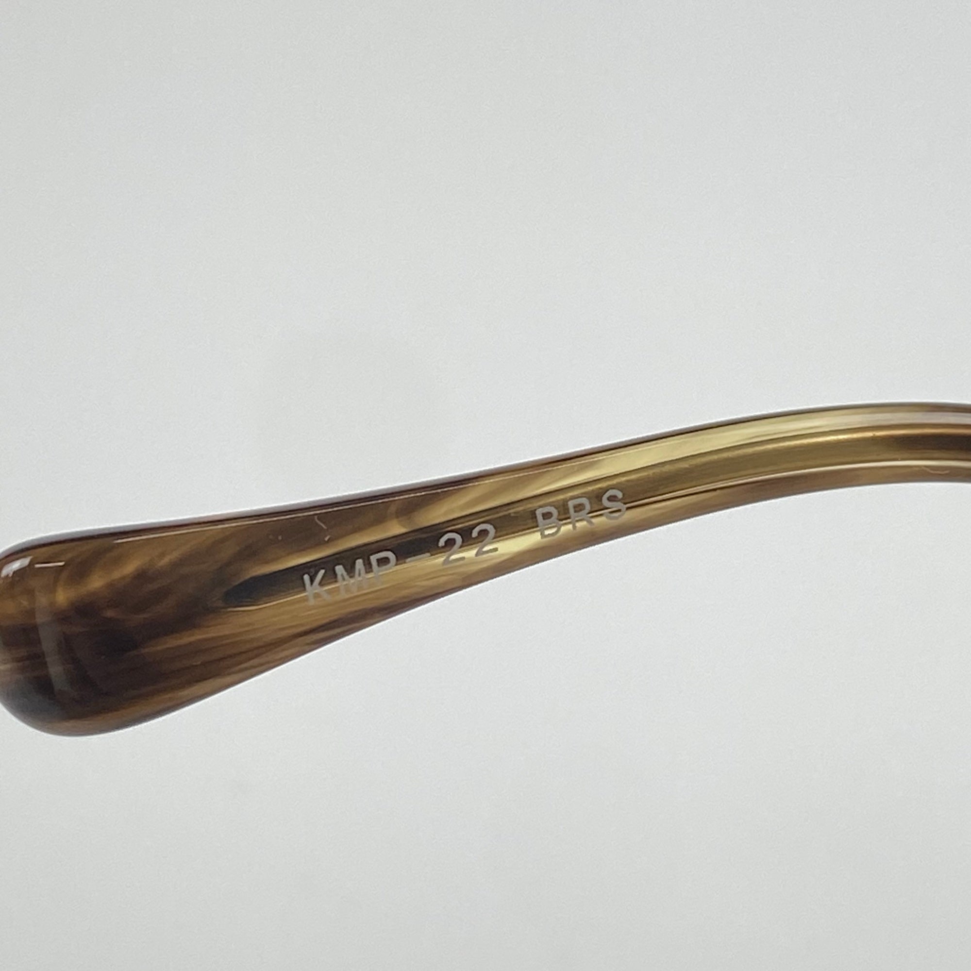 【極美品】 金子眼鏡 premium / KMP-22 シルバーコンビ 伊達メガネ 度なしクリアレンズ