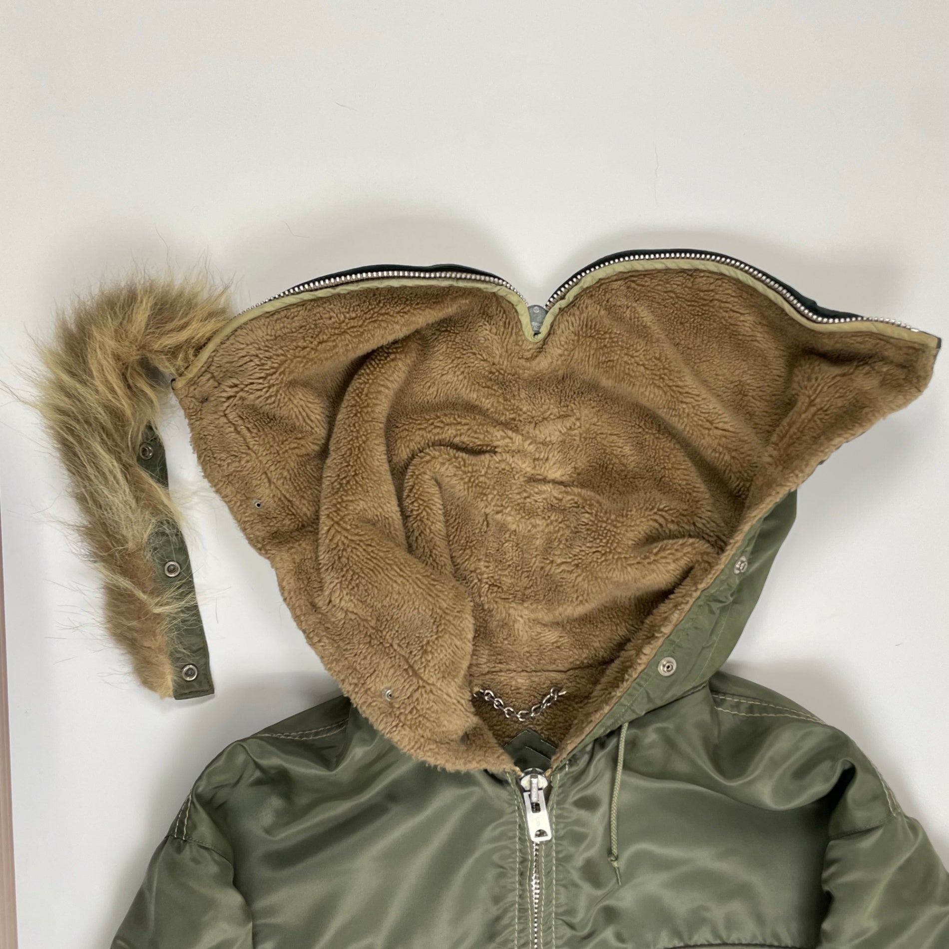 MIGHTY-MAC マイティマック / 7-80s ボアフーデッドジャケット MADE IN USA SIZE:L-XL