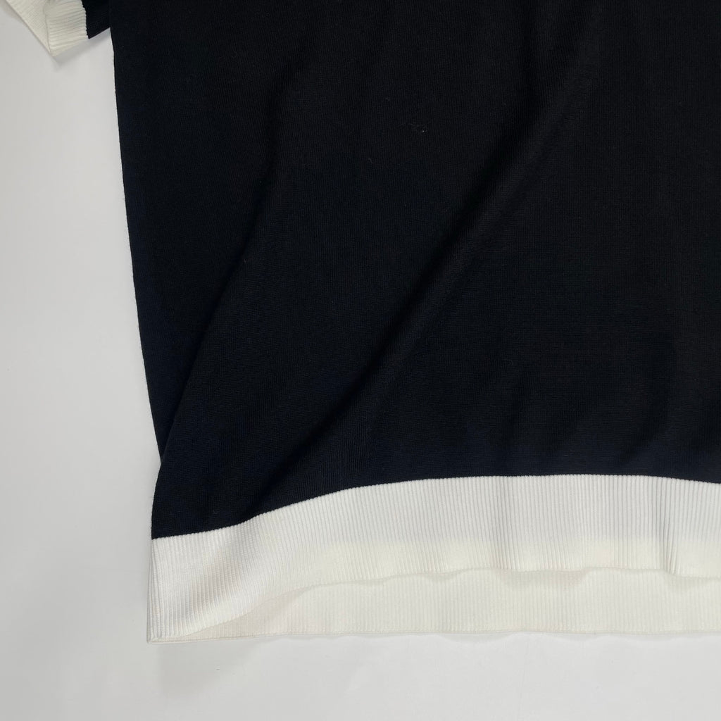MONCLER モンクレール / POLO TRICOT ニットポロシャツ 参考定価：80,000程度 SIZE：M