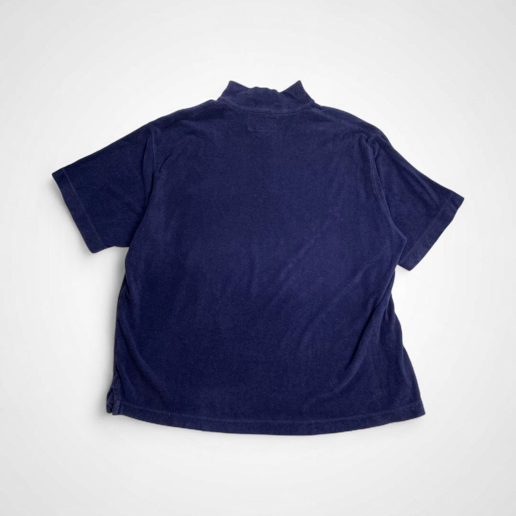 90s POLO SPORT ポロスポーツ / ヴィンテージ パイル ハーフジップシャツ カナダ製 SIZE:XL