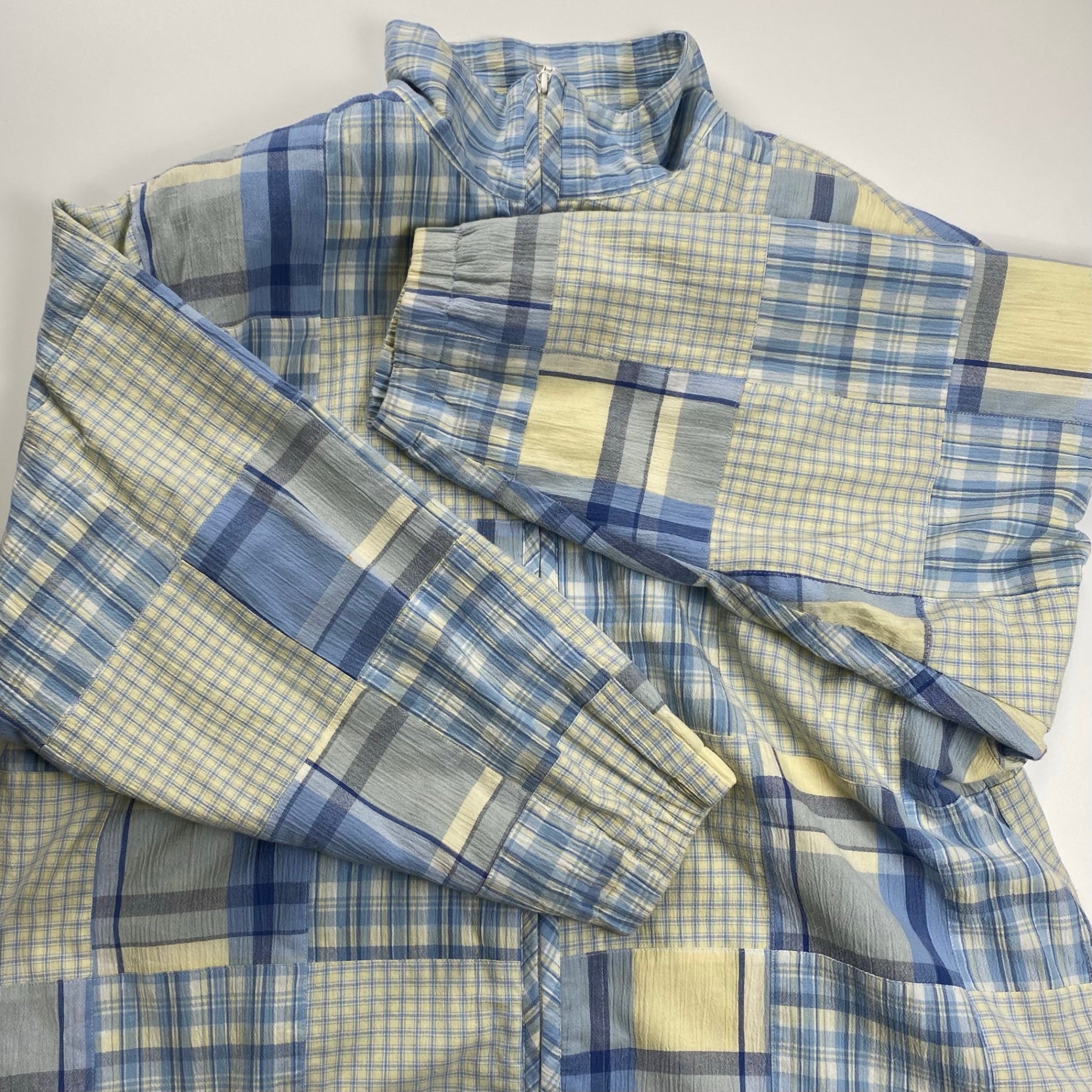 VINTAGE ヴィンテージ KORET FRANCISCA コレット フランシスカ / VINTAGE Pale Tone Patchwork Jacket フェアリー パッチワークSIZE:1X(XL程度)