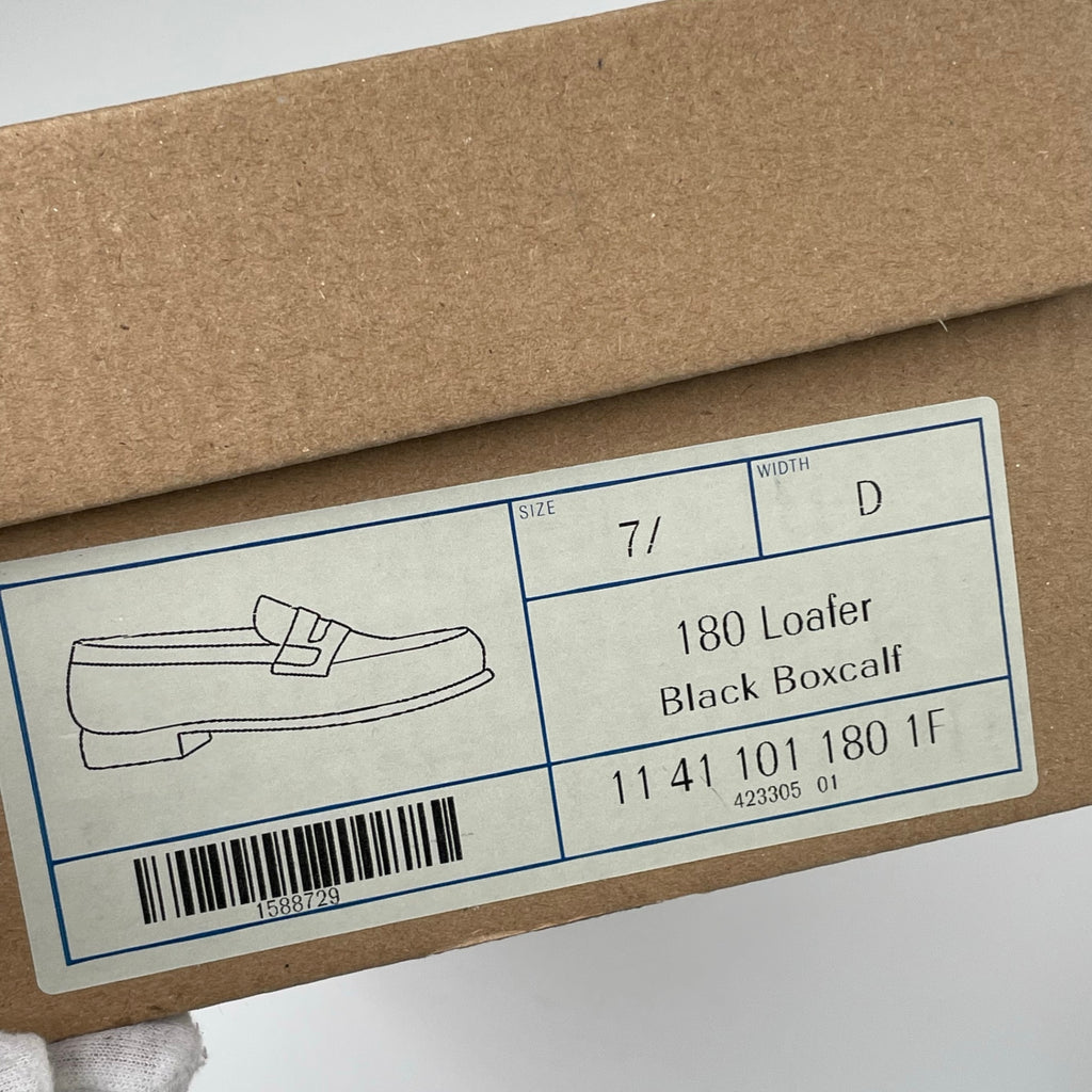 J.M.WESTON ジェイエムウエストン / 180シグネチャーボックスカーフローファー  未使用 シューツリー付 参考定価：142,000+tax SIZE:7/D(27cm程度)