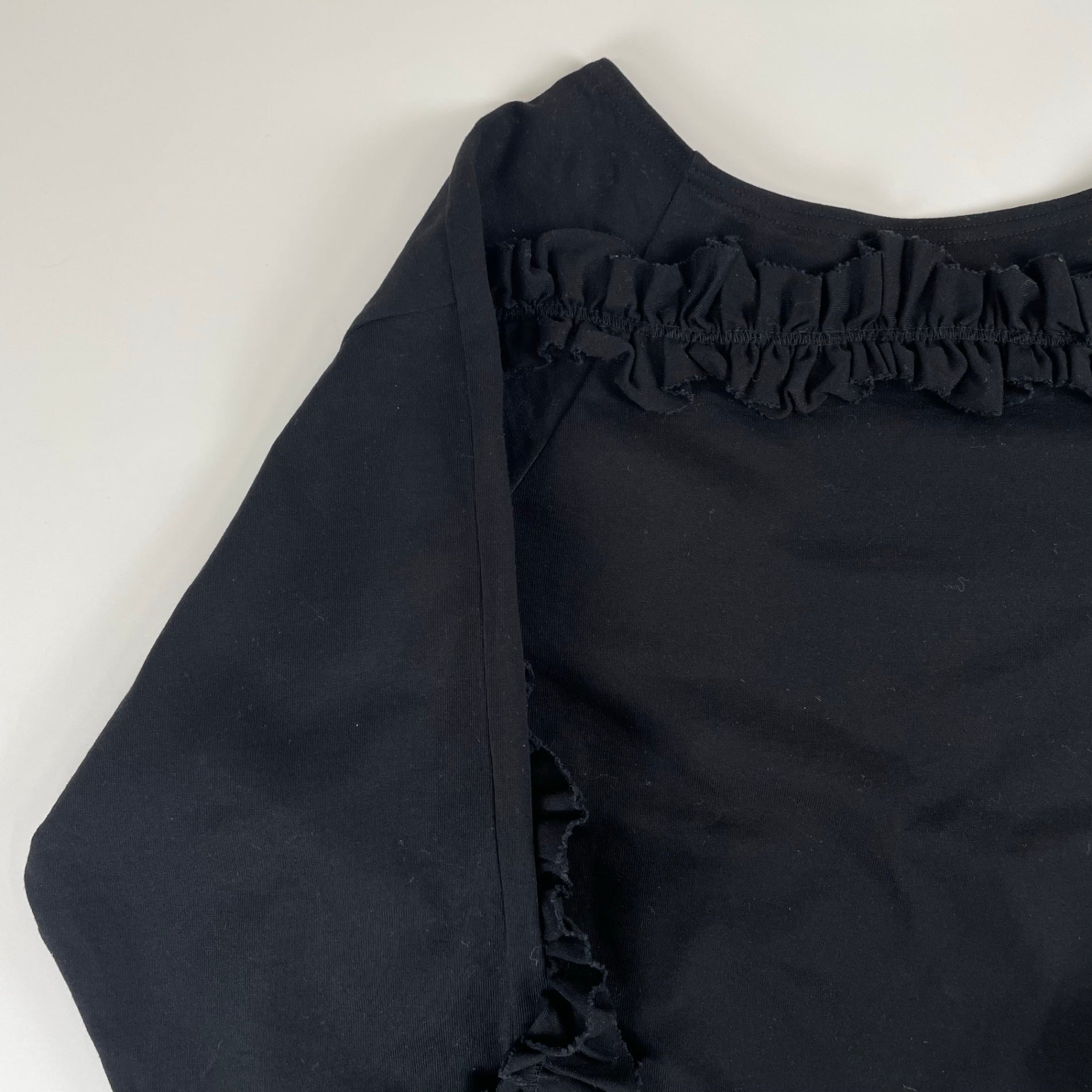 Rhodo Lirion ロド リリオン / Swallow Frill Basque Shirt 参考定価：22,000+tax SIZE:0