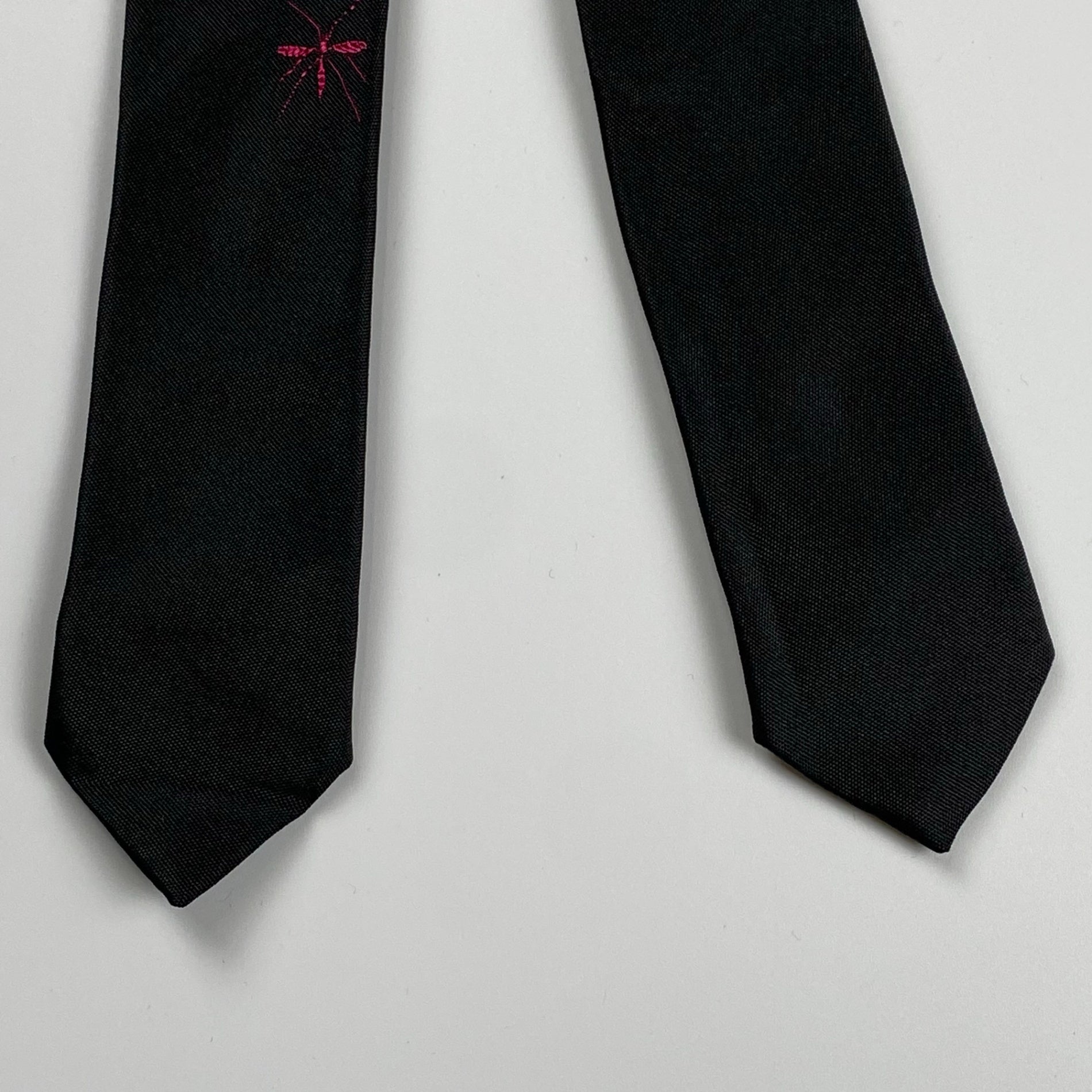 クリス期 アーカイブ Dior HOMME ディオール オム / アメンボ刺繍 ストラップ ナロータイ