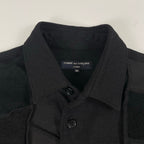 COMME des GARCONS HOMME / 後染め加工 異素材パッチワークシャツジャケット 18AW SIZE:M