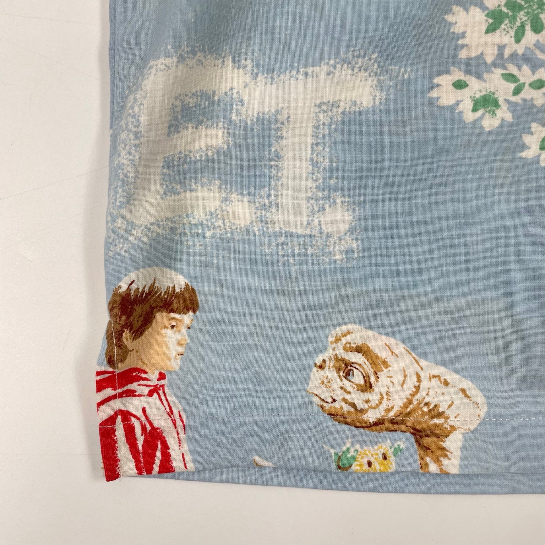 VINTAGE / 【E.T.】 USA製 ヴィンテージシーツリメイクシャツ SIZE:S(M程度)