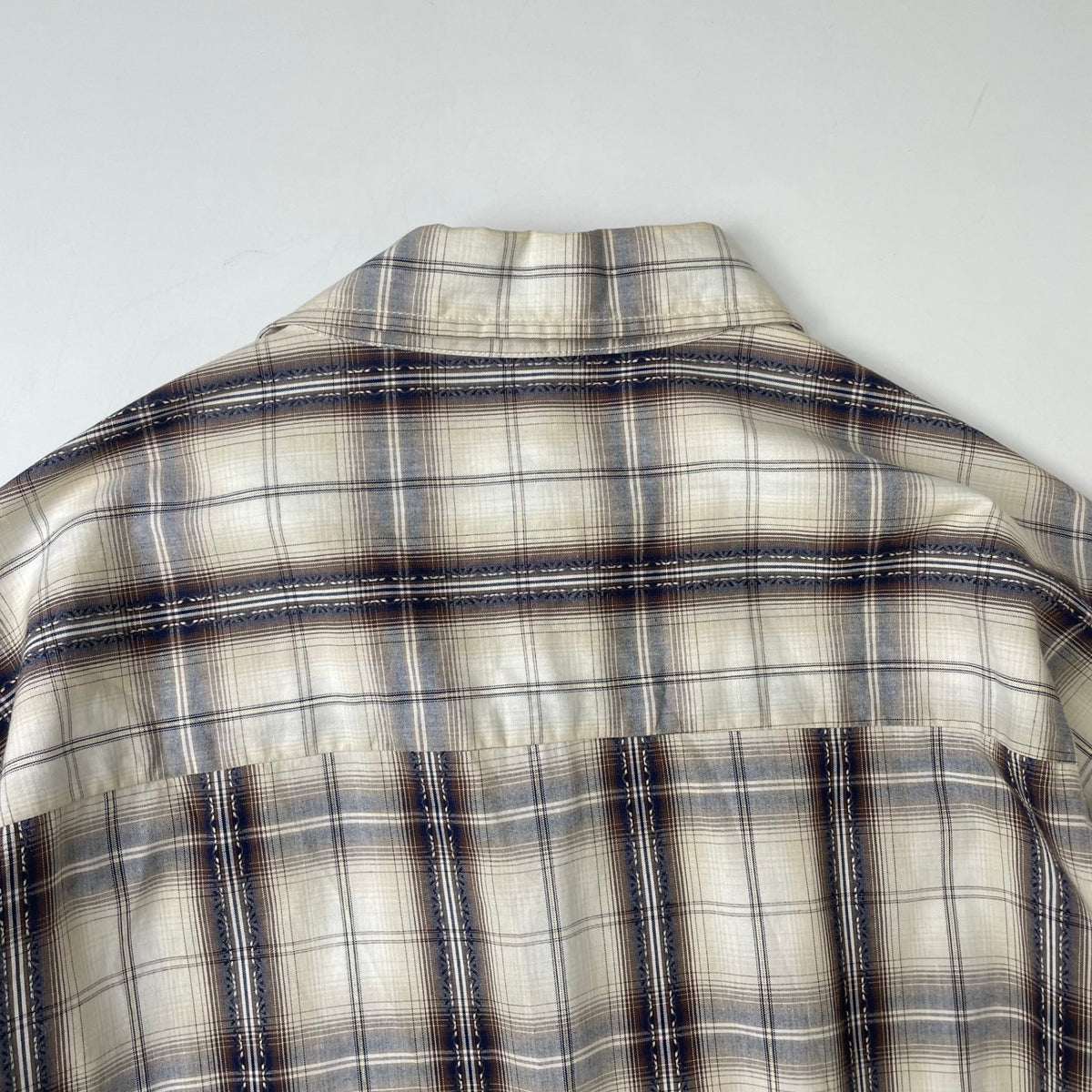 GREASER / シャドーチェックシャツ 参考定価：18,000程度 SIZE:XL