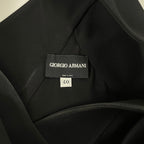 GIORGIO ARMANI / シルククロスホルターネックドレス 参考定価：600,000程度 BORGO21製