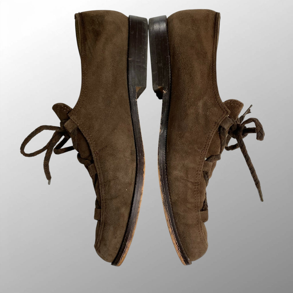 8-90s VINTAGE KENZO ヴィンテージ ケンゾー / スウェードレースアップシューズ SIZE:34 1/2(約22cm程度)