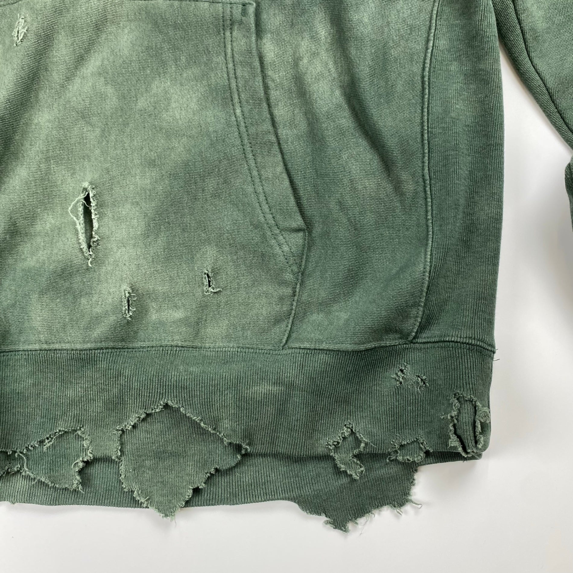 OLD GAP オールドギャップ / デストロイ ダメージ パーカー 鬼フェード SIZE：XL